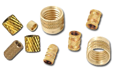 Brass Straight Knurled Inserts
